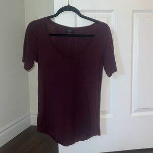 Dark Plum XS Babaton Top